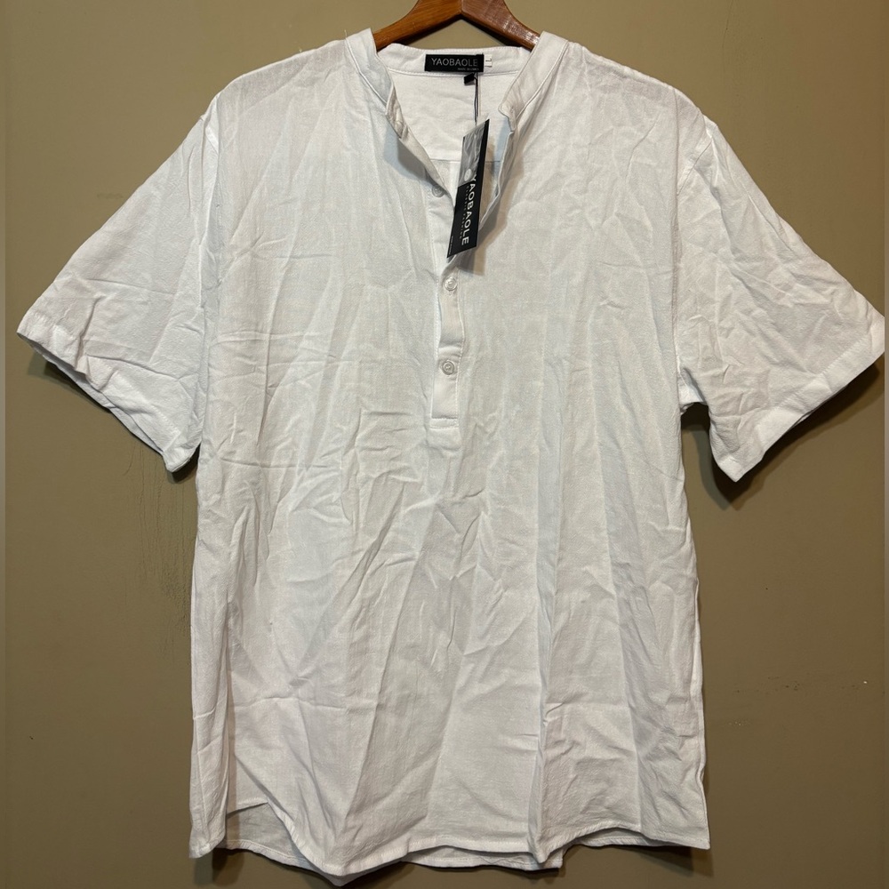 YAOBAOLE NWT Linen Cotton Blend Shirt